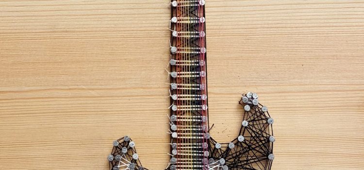 DIY: Guitar String Art